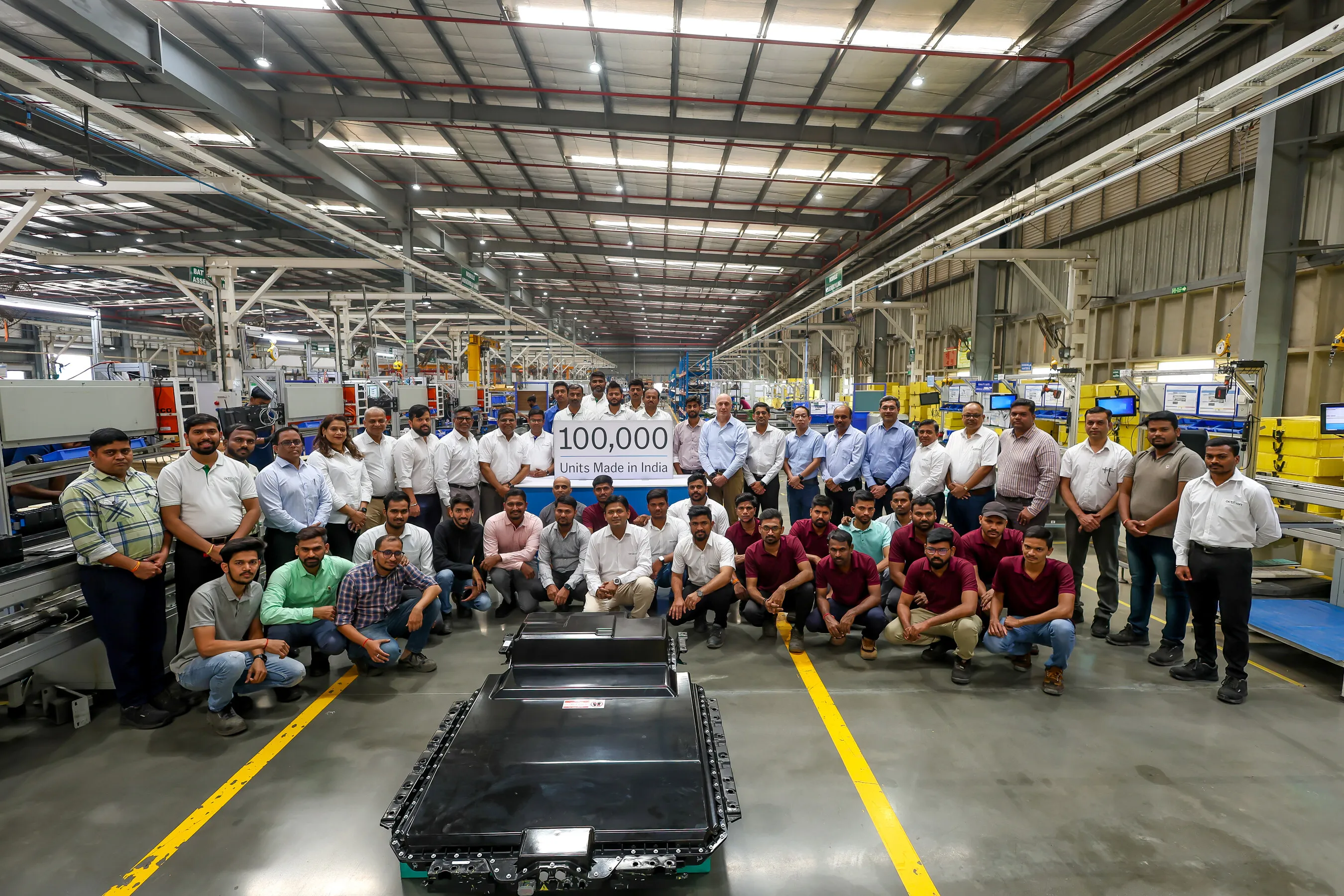 Octillion Power Systems India Division Surpasses 100,000 EV Battery System Milestone Across its Local Manufacturing Facilities