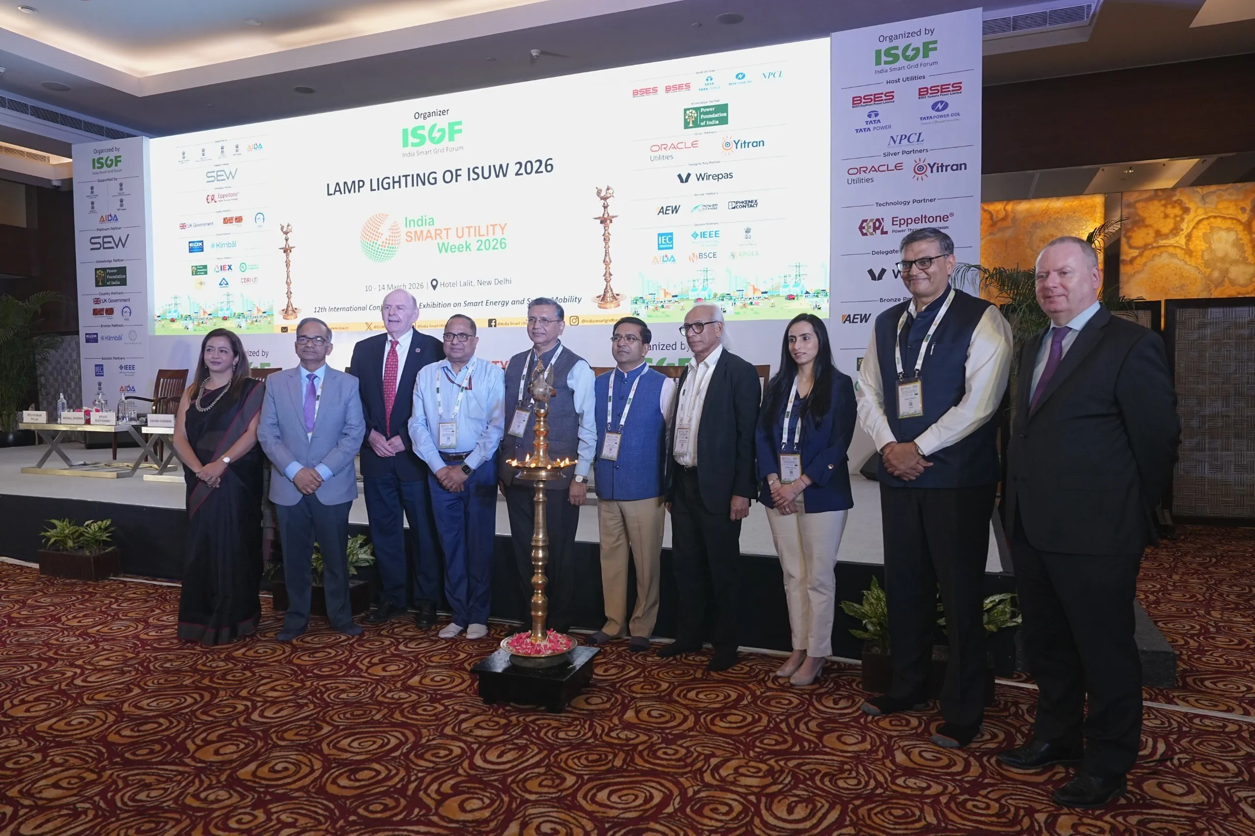India Smart Utility Week 2026 held in New Delhi with 2000+ Delegates, 230+ experts and Speakers and Participation from 40+ Utilities