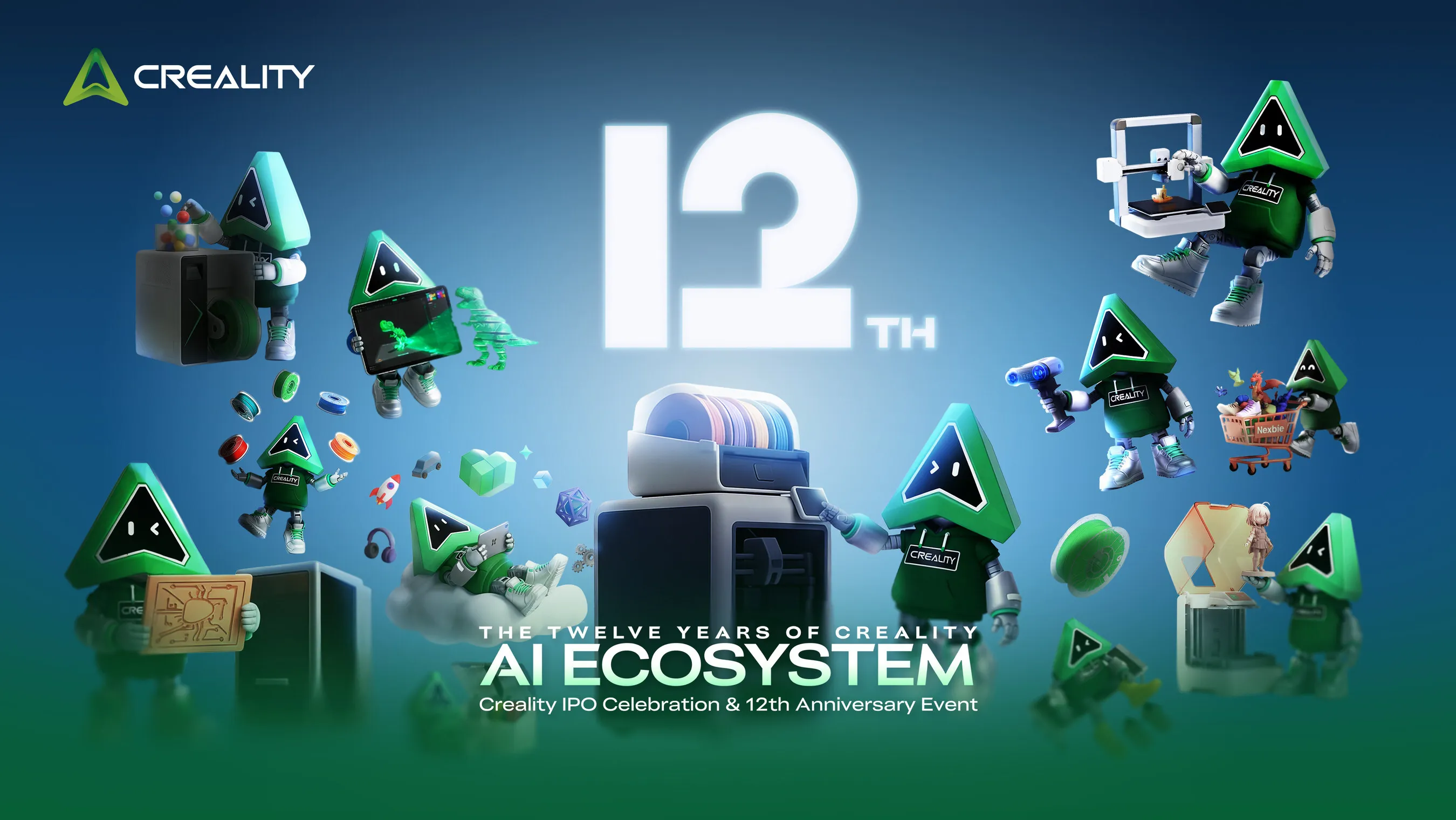Creality Marks 12 Years with KliTek™ and AI-Powered Ecosystem Expansion