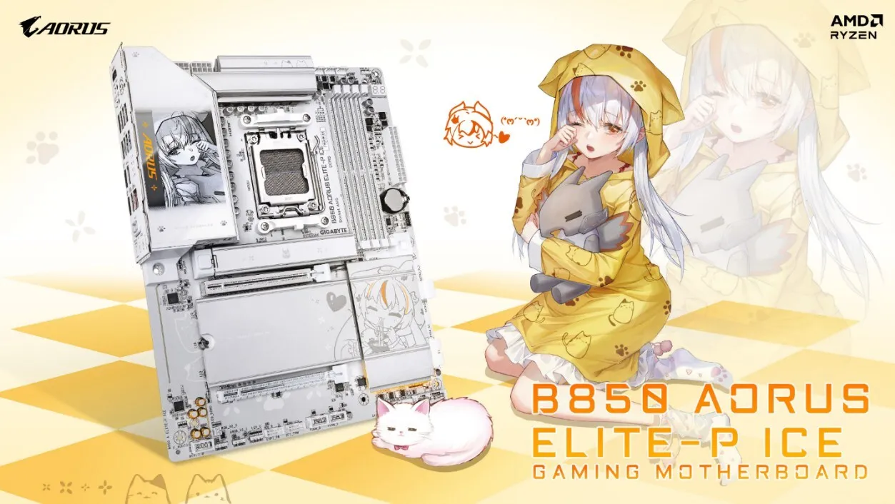 GIGABYTE Launches New B850 Ari Editions to Respond to the Growing Demand from Anime and PC DIY Communities