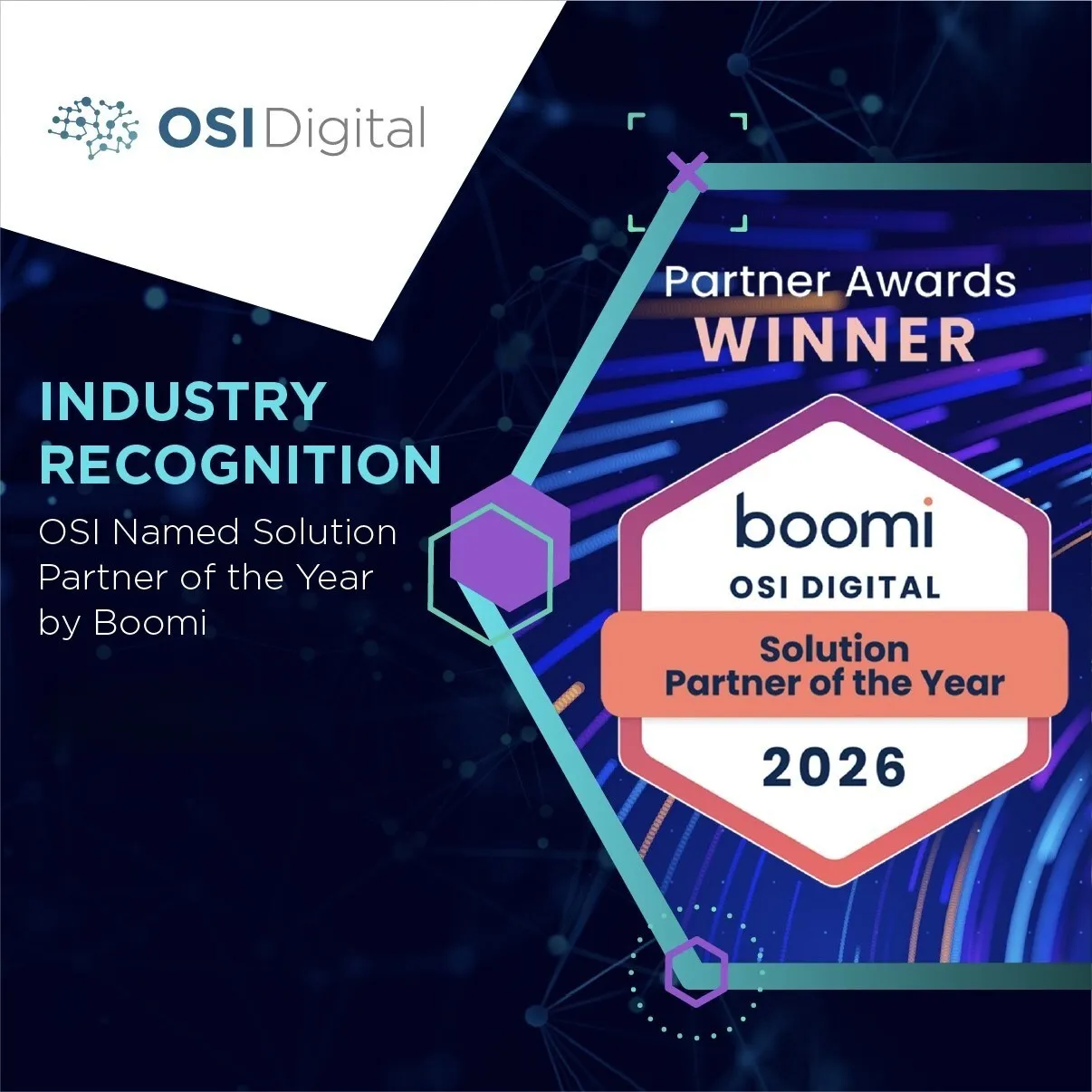 OSI Digital Recognized as a Winner of Boomi FY26 Global Partner of the Year Awards