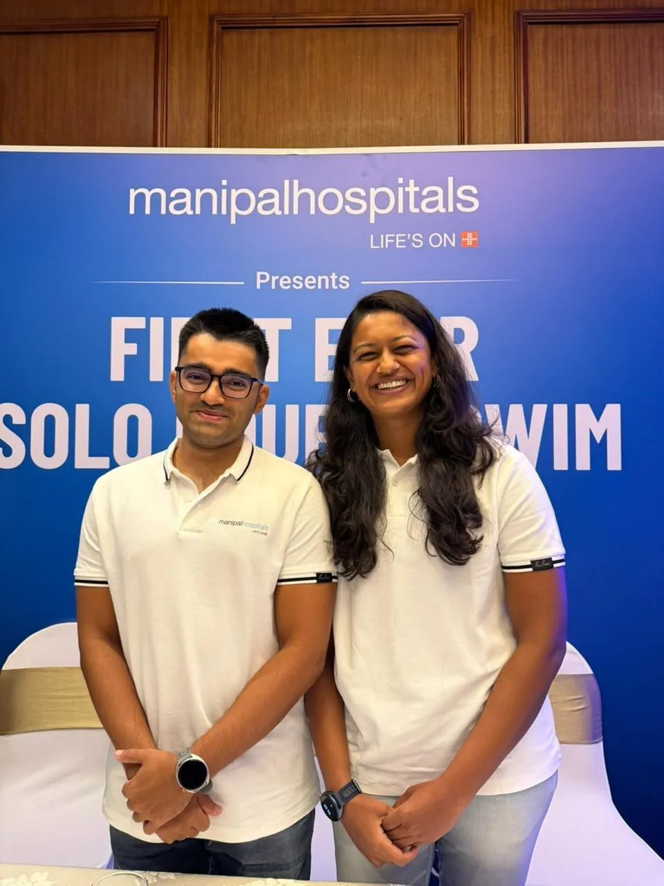 Making Waves Across Borders: Manipal Hospitals Presents the First-Ever Sri Lanka-India Open Water Swim by a Couple