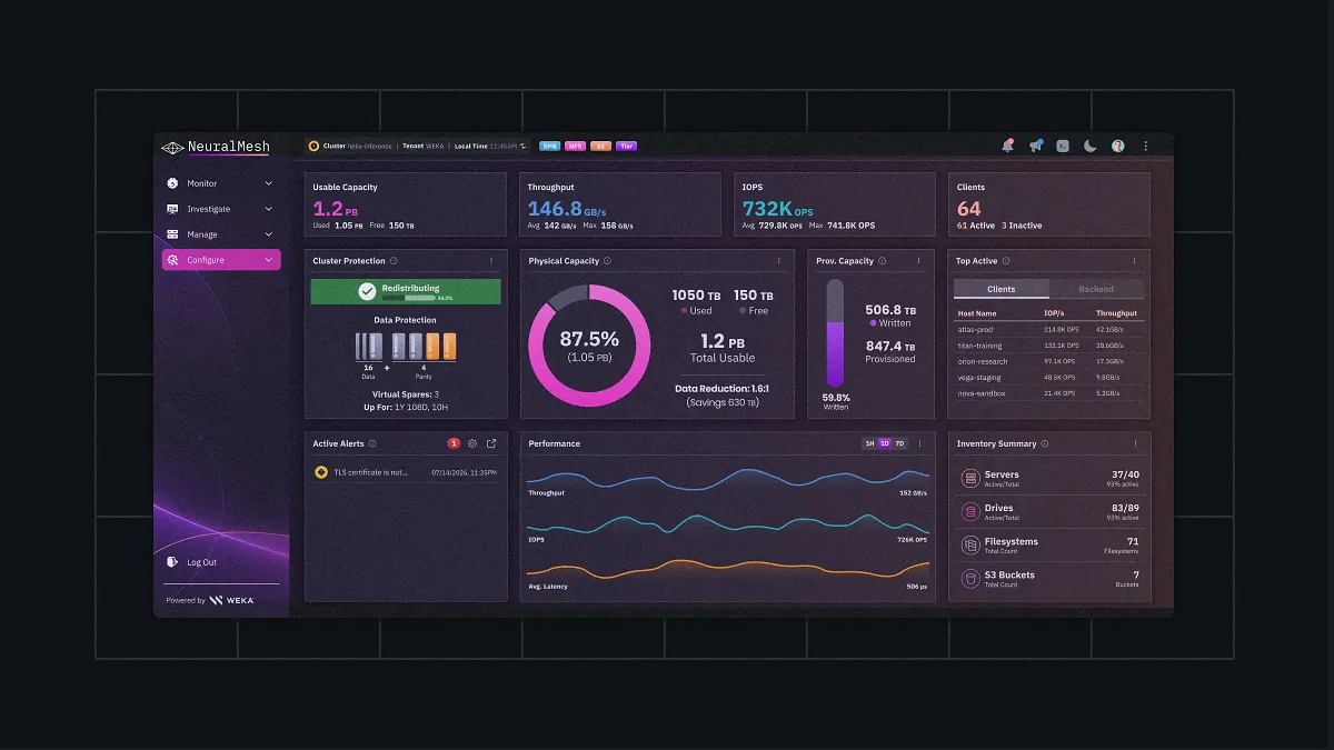 WEKA Debuts NeuralMesh 6 to Power Enterprise and Agentic AI Workloads at Production Scale