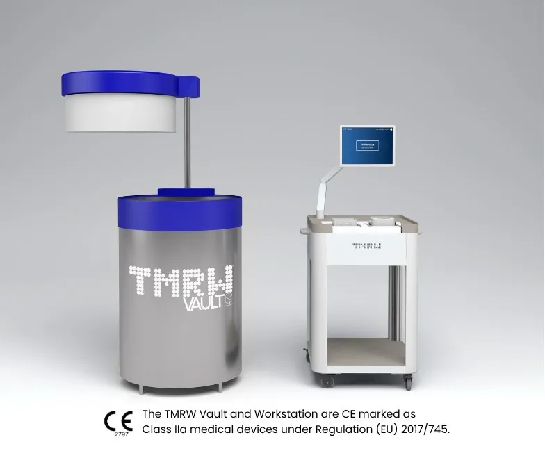 TMRW Vault® Receives CE Mark Under the European Medical Device Regulation (MDR)