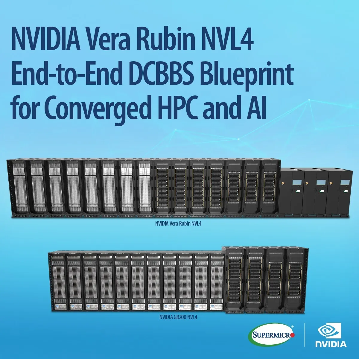 Supermicro Delivers NVIDIA Vera Rubin NVL4 End-to-End DCBBS Blueprint with Native FP64 Performance for Converged HPC and AI Infrastructure