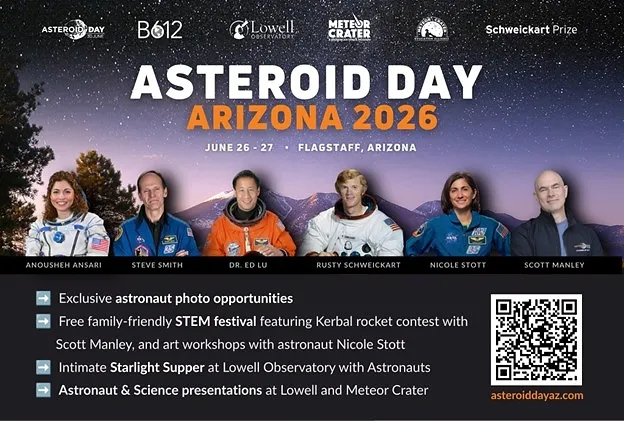 Five Astronauts Converge in Arizona for Asteroid Day