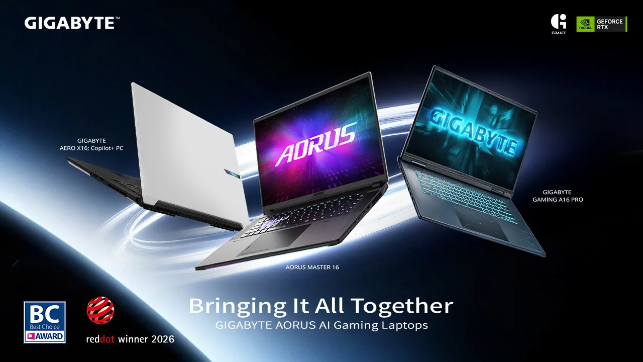 GIGABYTE Unveils Award-Winning AI Gaming Laptops and Revolutionary GiMATE Updates at COMPUTEX 2026