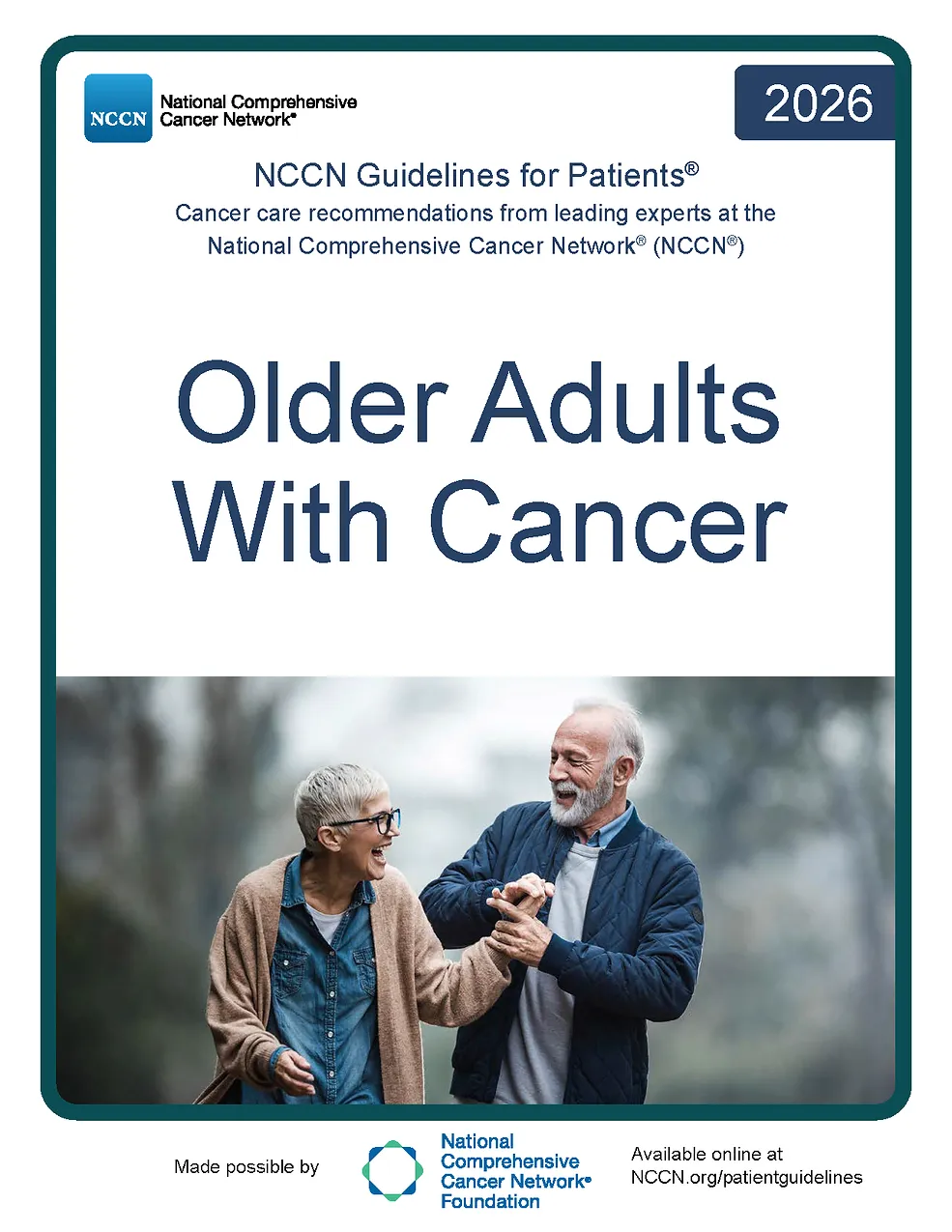 There's No One-Size-Fits-All for Treating Older Adults with Cancer, According to New NCCN Patient Resource