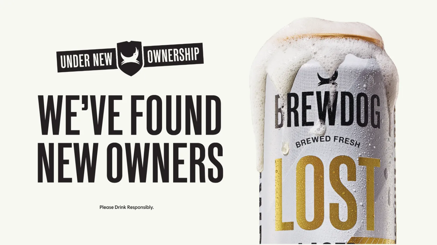 BrewDog Launches ‘Under New Ownership’ Campaign, Marking a New Era of Fresh Energy, New Backing and Award-Winning Beer