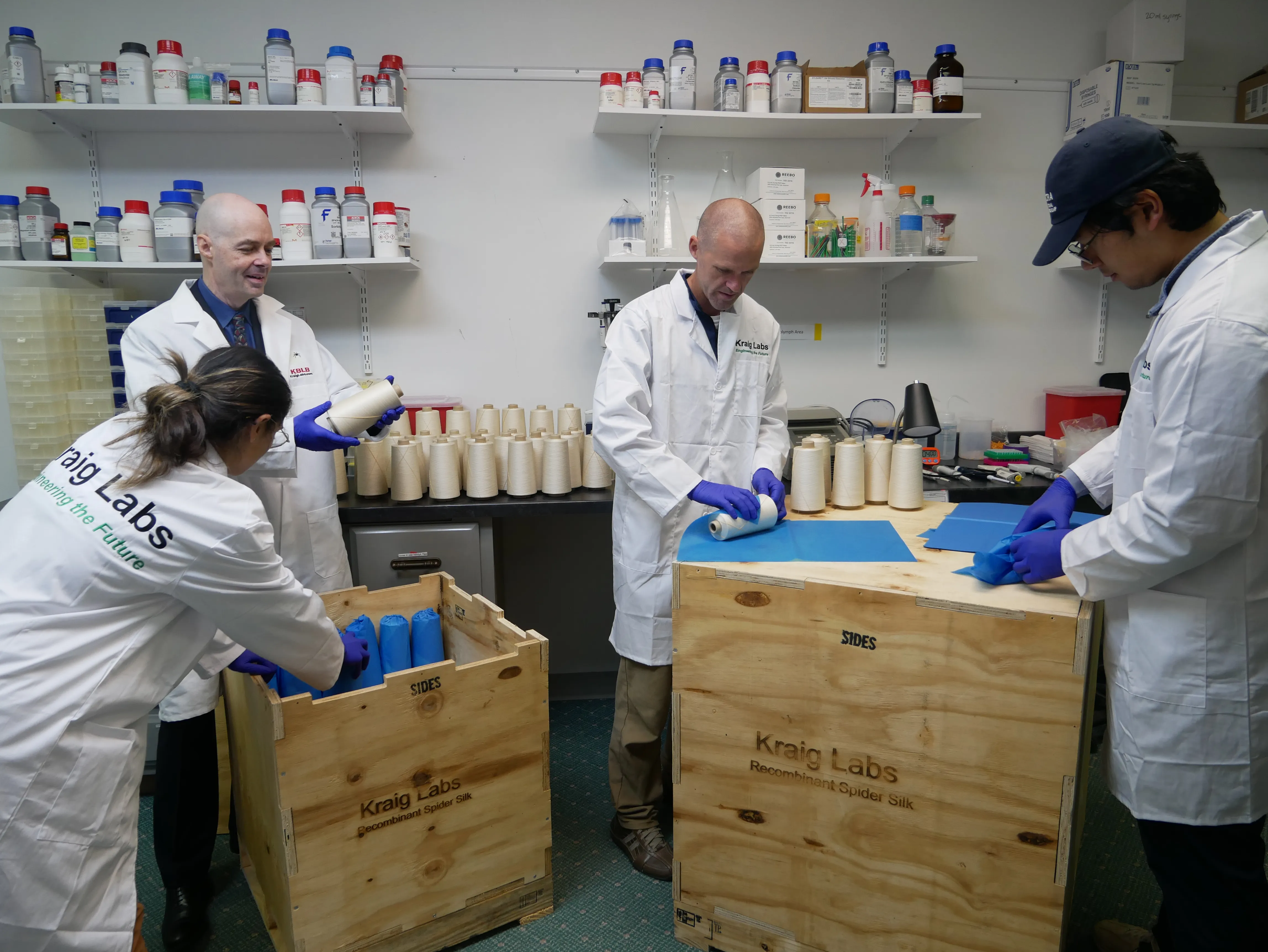 Kraig Biocraft Laboratories Ships its First Commercial Spider Silk Yarn Order for Performance Sports Brand