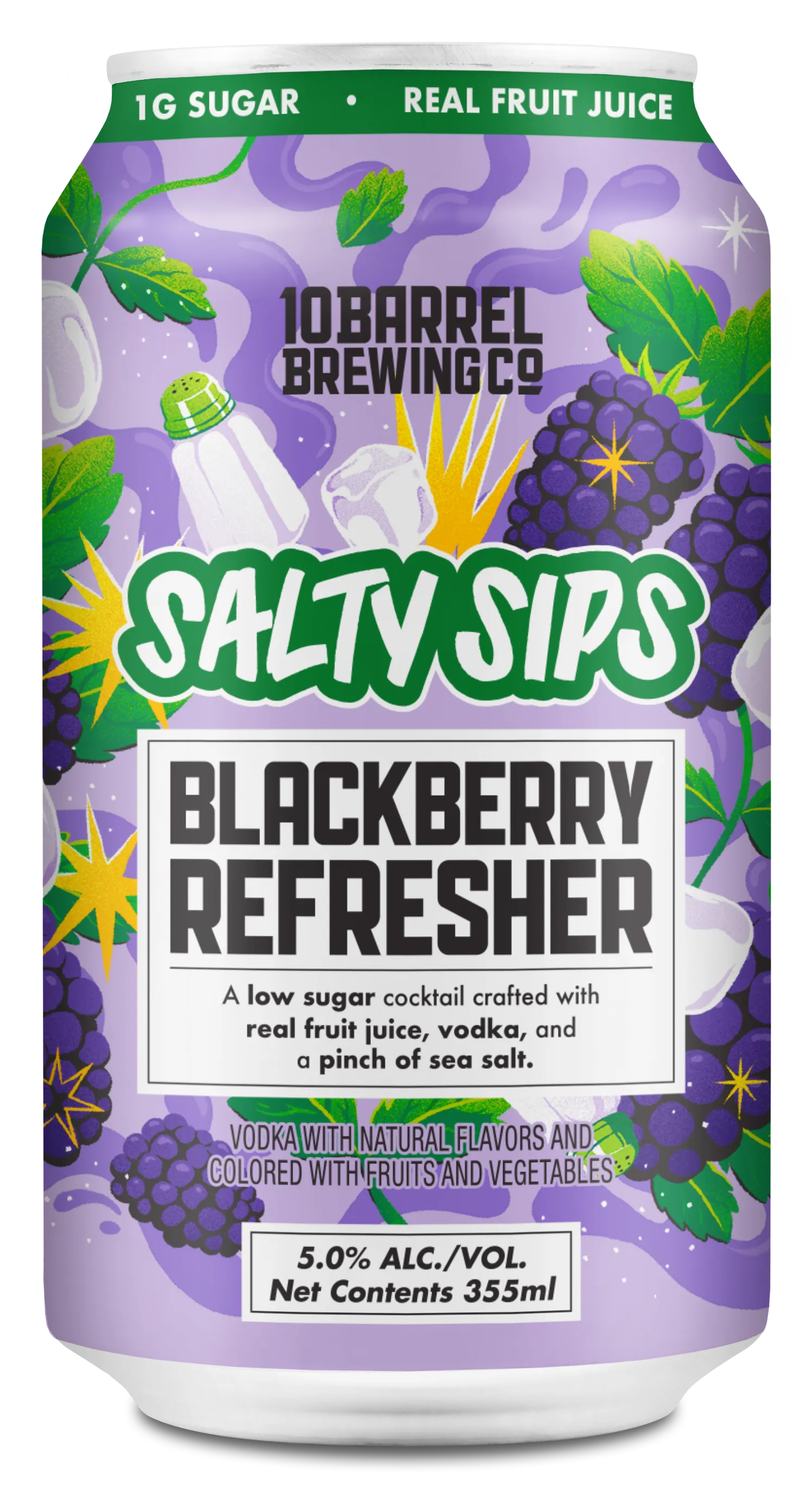 10 Barrel Expands Salty Sips RTD Portfolio with New Blackberry Refresher