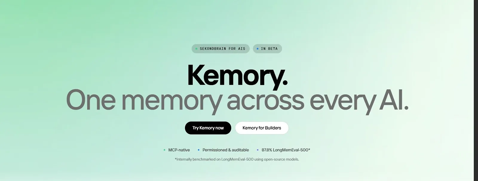 SeKondBrain's Kemory Launches with Indian Users' Data Held on Indian Soil