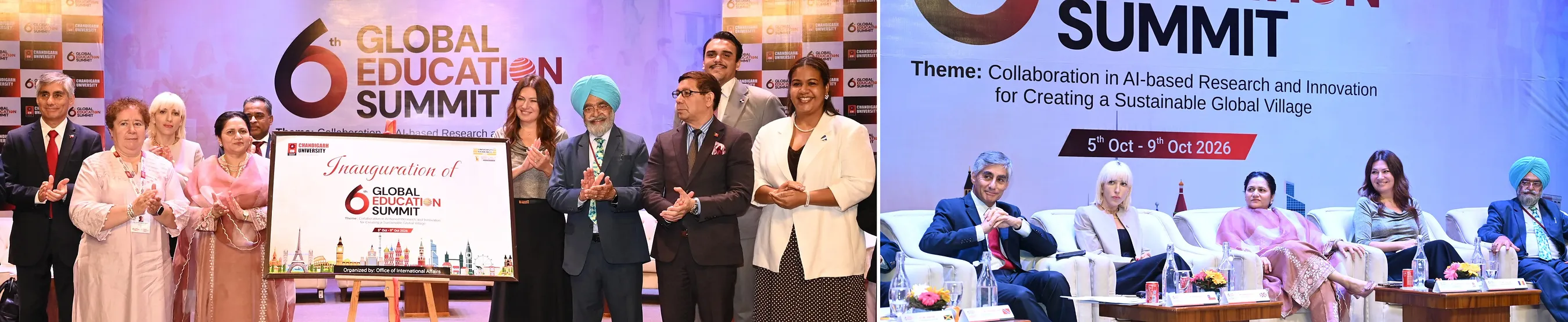 6th Global Education Summit sees academicians from 30 countries participating at Chandigarh University
